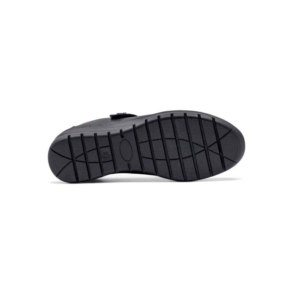 VOYAGER 7666 KADIN HAKİKİ DERİ COMFORT AYAKKABI - SİYAH - 40