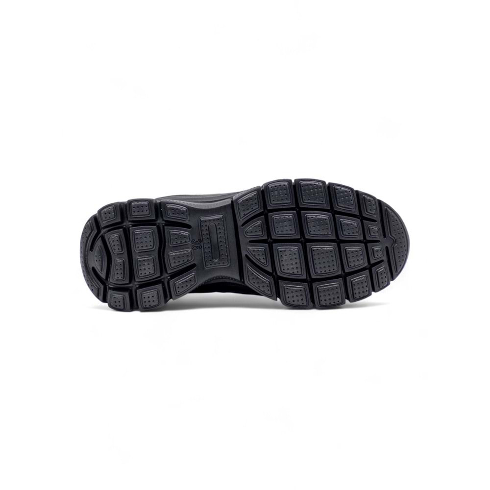 VOYAGER 8278 KADIN HAKİKİ DERİ COMFORT AYAKKABI - SİYAH - 36