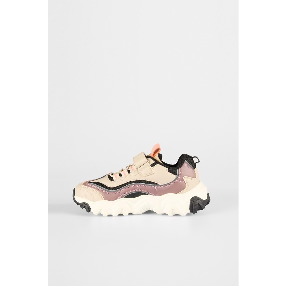 VİCCO POTE UNİSEX ÇOCUK SPOR AYAKKABI - BEJ - 26