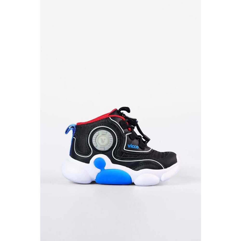 VİCCO VENTO ERKEK BEBEK IŞIKLI BOT - SİYAH - 22