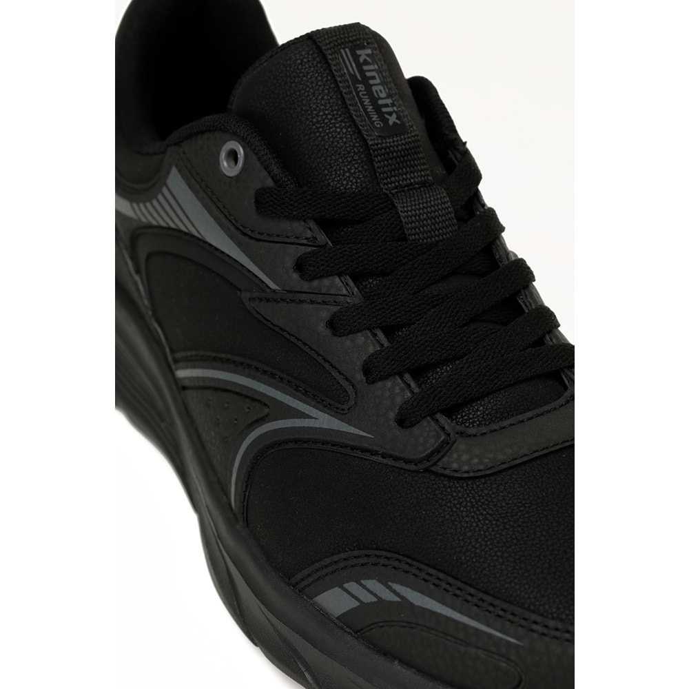 KİNETİX QUICK RUN PU 5PR ERKEK KOŞU AYAKKABISI - SİYAH - 41