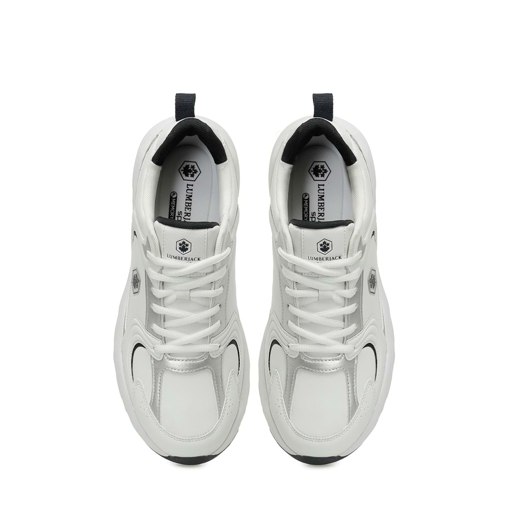 LUMBERJACK POL PU 5PR ERKEK SNEAKER - BEYAZ - 43