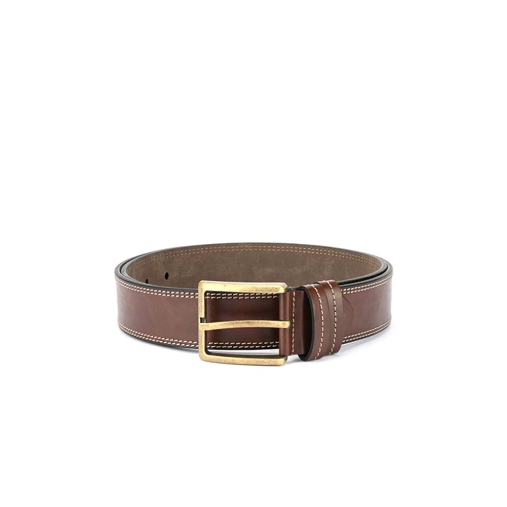 LUMBERJACK GM MILAN 5PR ERKEK KEMER - KAHVERENGİ - 90 CM