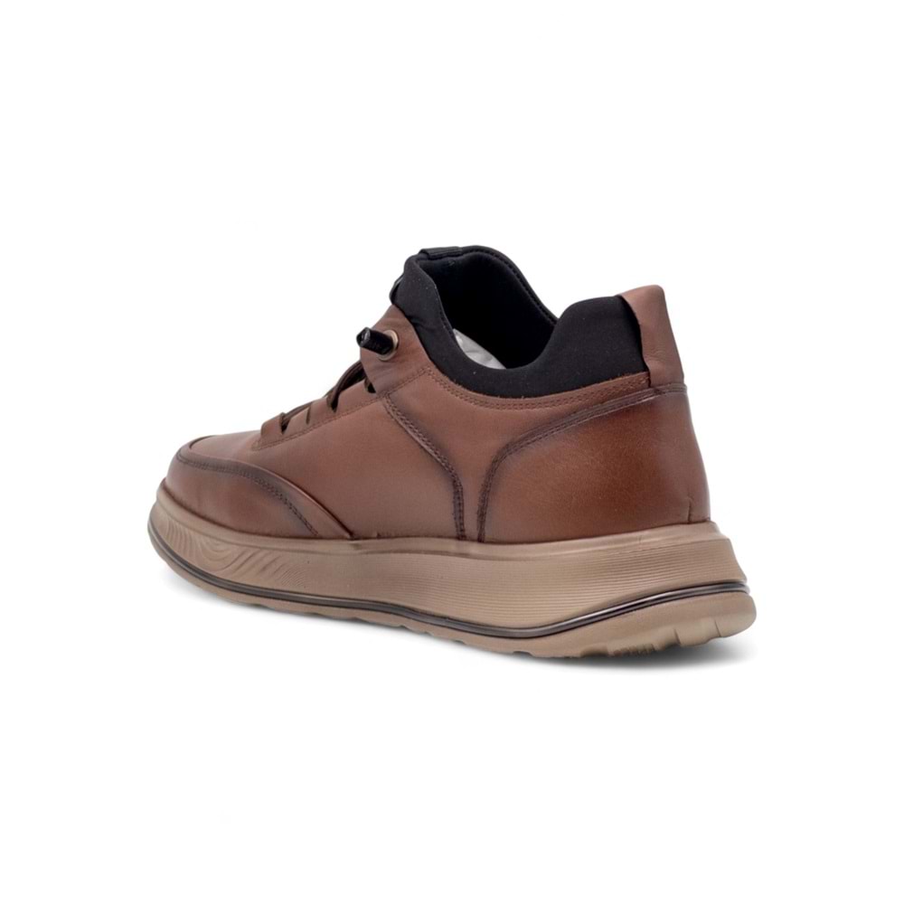 VOYAGER M159 ERKEK HAKİKİ DERİ SPOR AYAKKABI - TABA - 44