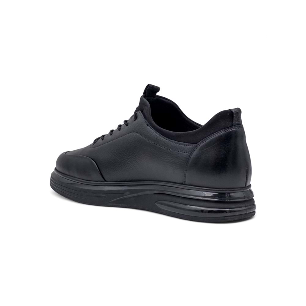 VOYAGER 6630 ERKEK HAKİKİ DERİ SPOR AYAKKABI - SİYAH - 45