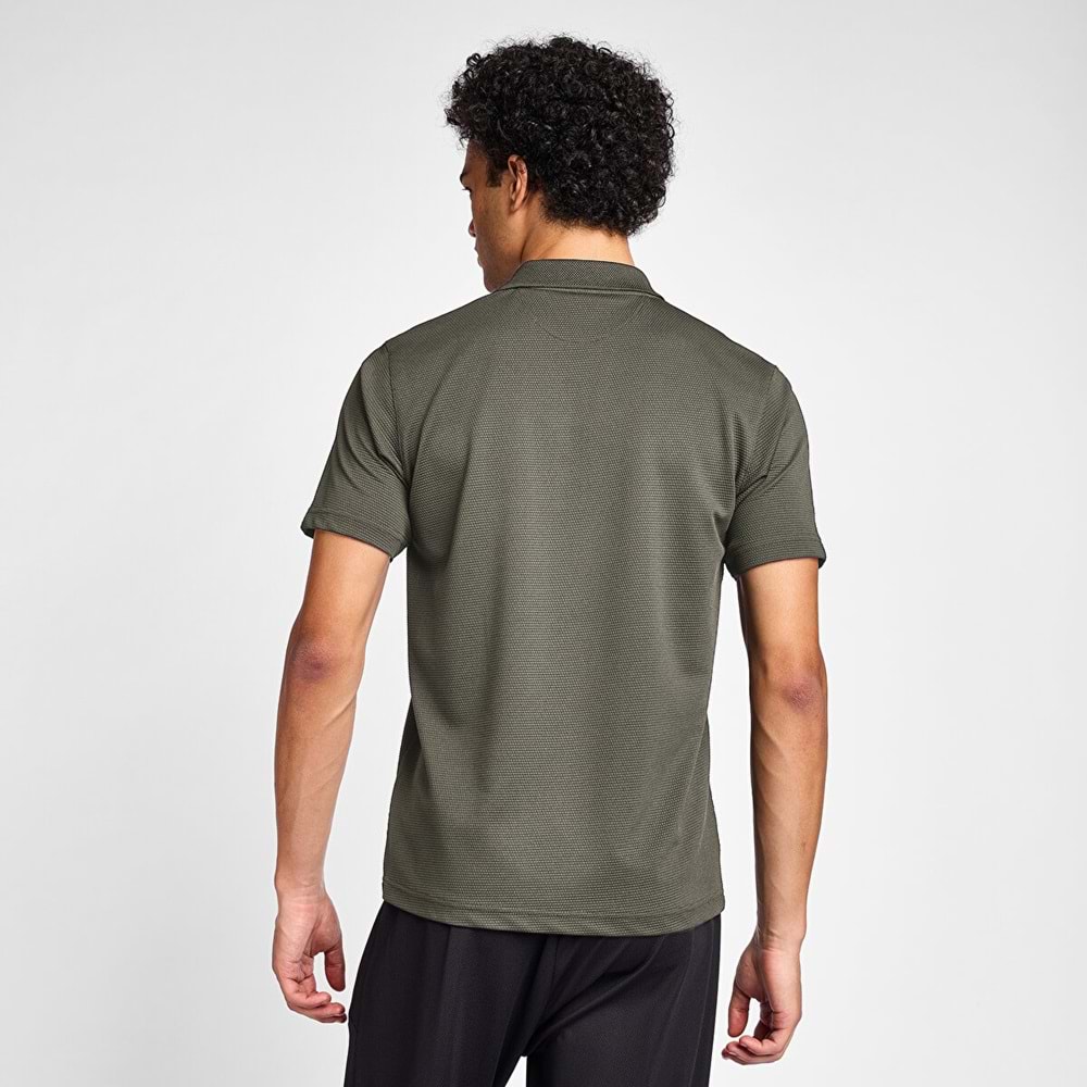 LESCON 25S-1297-25N ERKEK KISA KOL POLO TİŞÖRT - HAKİ - L