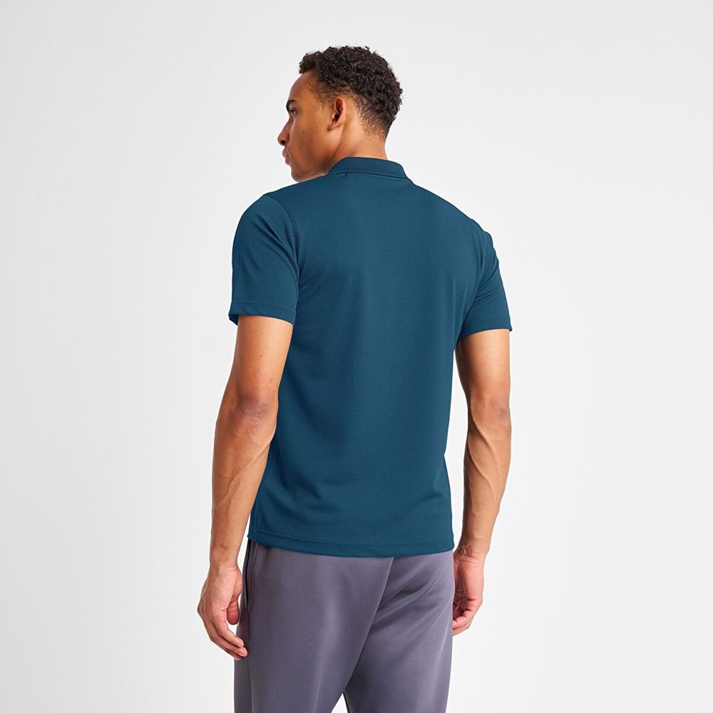 LESCON 25S-1297-25N ERKEK KISA KOL POLO TİŞÖRT - KOZMİK SAFİR - L