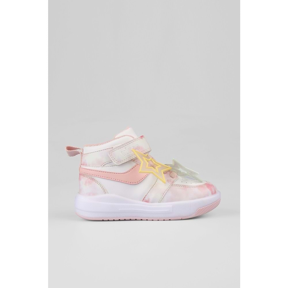 VİCCO YENNİ KIZ ÇOCUK SNEAKER BOT - PUDRA - 30