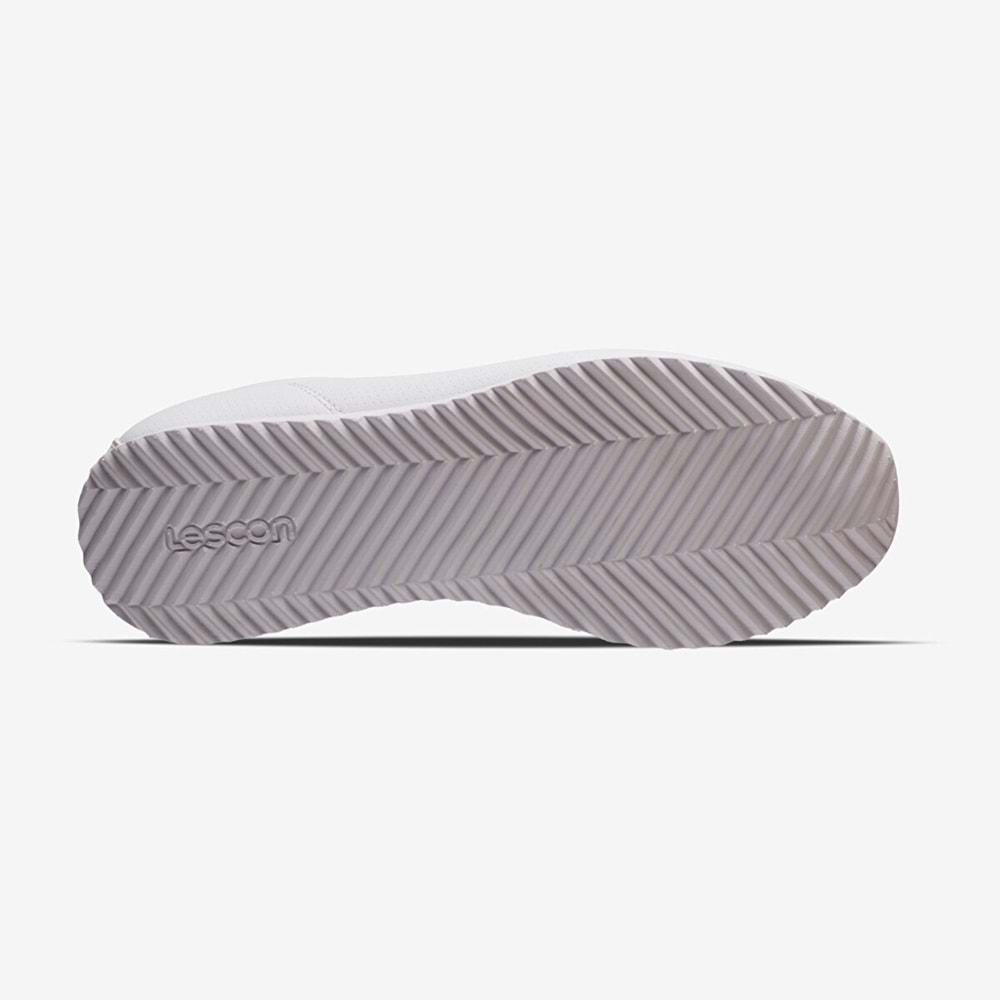 LESCON NEPTUN 6 UNİSEX SNEAKER SPOR AYAKKABI - BEYAZ - 36
