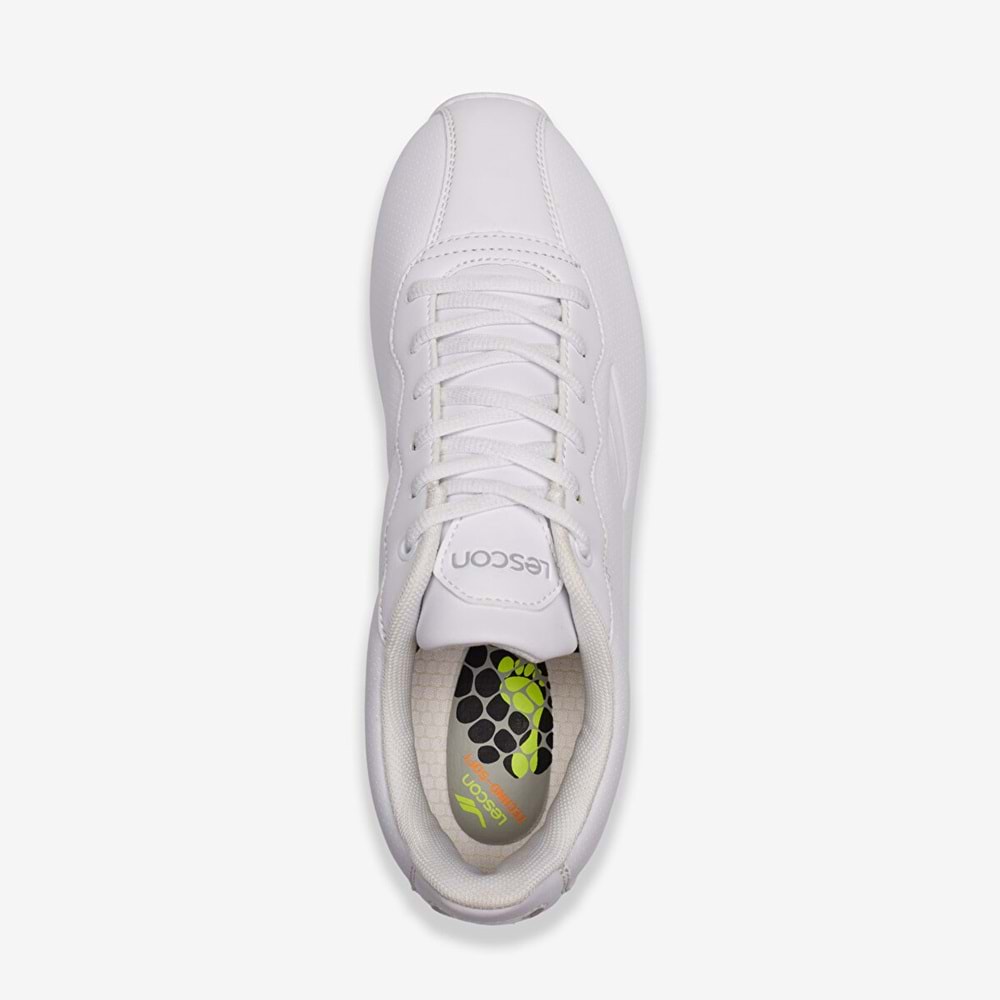 LESCON NEPTUN 6 UNİSEX SNEAKER SPOR AYAKKABI - BEYAZ - 36