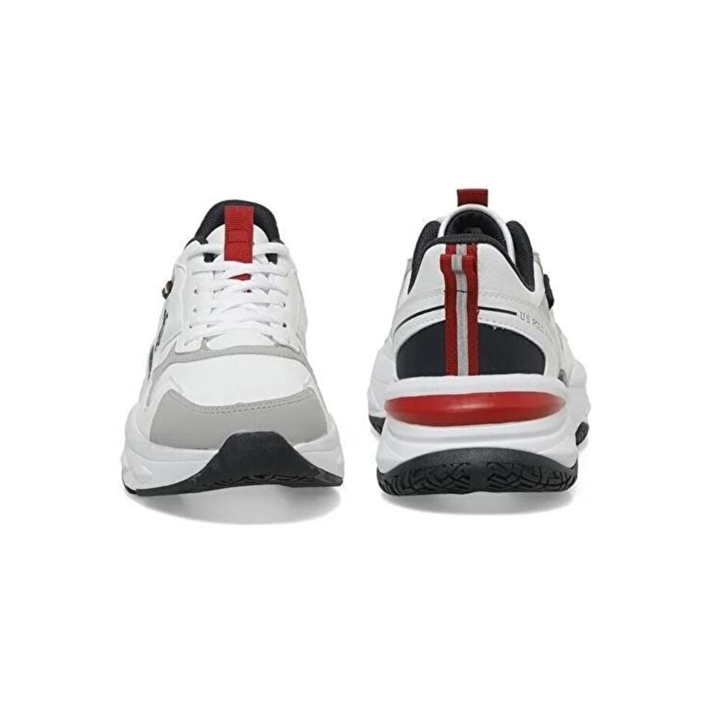 U.S. POLO ASSN. SOLIDAR 5PR ERKEK SNEAKER - BEYAZ - 40
