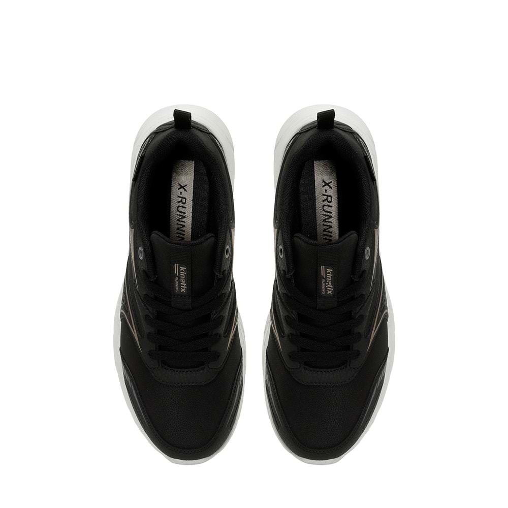 KİNETİX QUICK RUN PU W 5PR KADIN KOŞU AYAKKABISI - SİYAH - 40