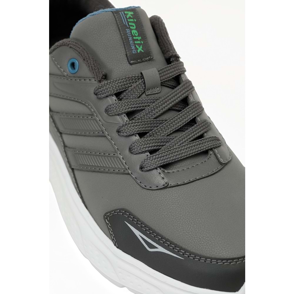 KİNETİX RIVAL PU 5PR ERKEK KOŞU AYAKKABISI - GRİ - 40