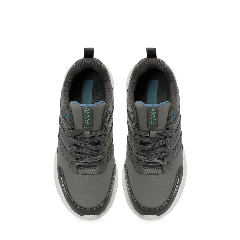 KİNETİX RIVAL PU 5PR UNİSEX KOŞU AYAKKABISI - GRİ - 40