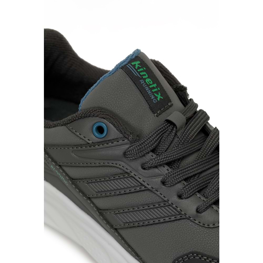 KİNETİX RIVAL PU 5PR UNİSEX KOŞU AYAKKABISI - GRİ - 40