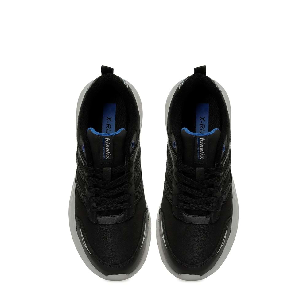 KİNETİX RIVAL PU 5PR UNİSEX KOŞU AYAKKABISI - SİYAH - 40
