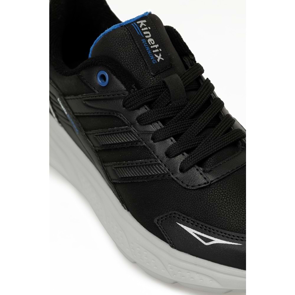 KİNETİX RIVAL PU 5PR UNİSEX KOŞU AYAKKABISI - SİYAH - 40