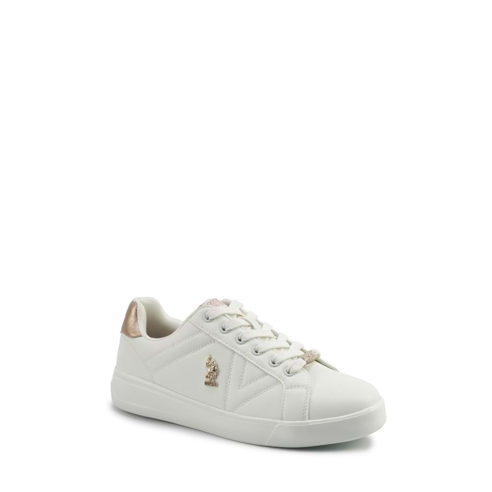 U.S. POLO ASSN. EXXY 5PR KADIN SNEAKER - BEYAZ - 40