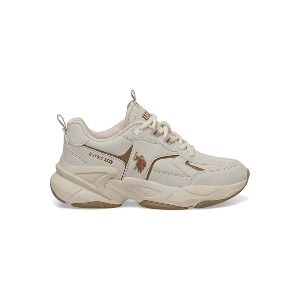 U.S. POLO ASSN. ISABELLA 5PR UNİSEX SNEAKER - BEJ - 40