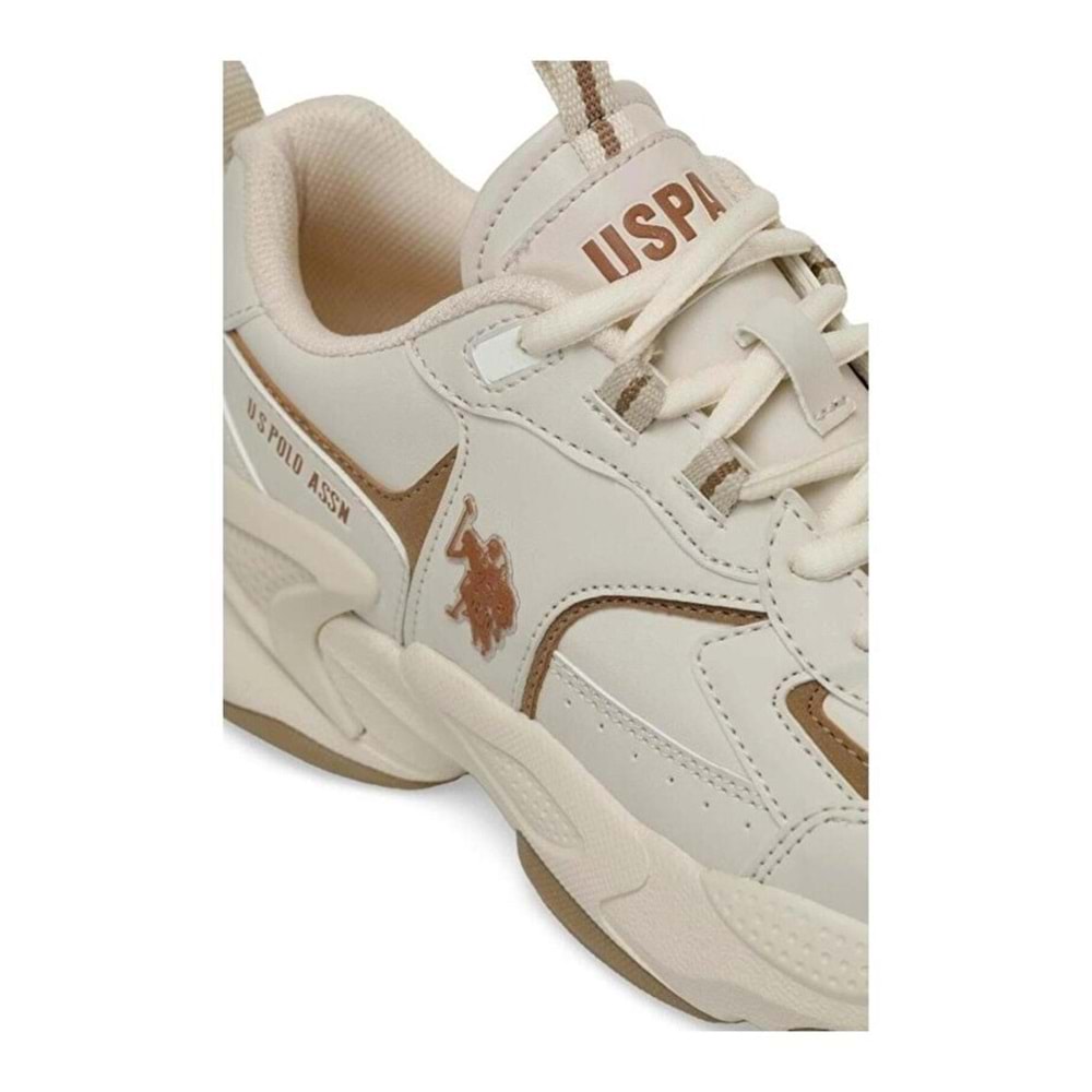 U.S. POLO ASSN. ISABELLA 5PR UNİSEX SNEAKER - BEJ - 40