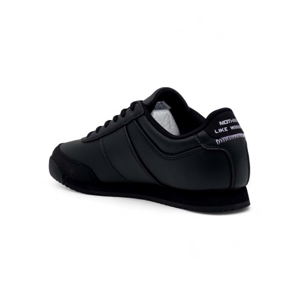 LESCON FLINT 4 UNİSEX SNEAKER SPOR AYAKKABI - SİYAH - 40