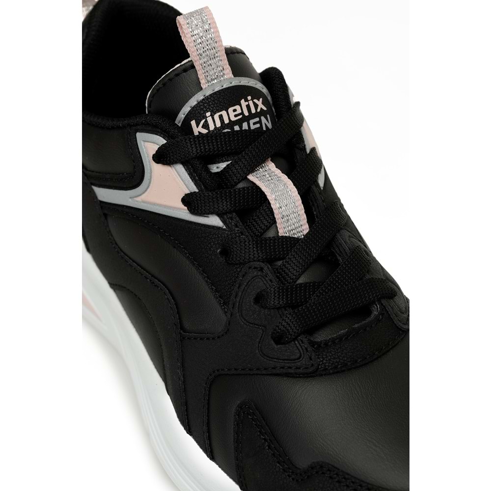 KİNETİX LENKA PU W 5PR KADIN KOŞU AYAKKABISI - SİYAH - 40