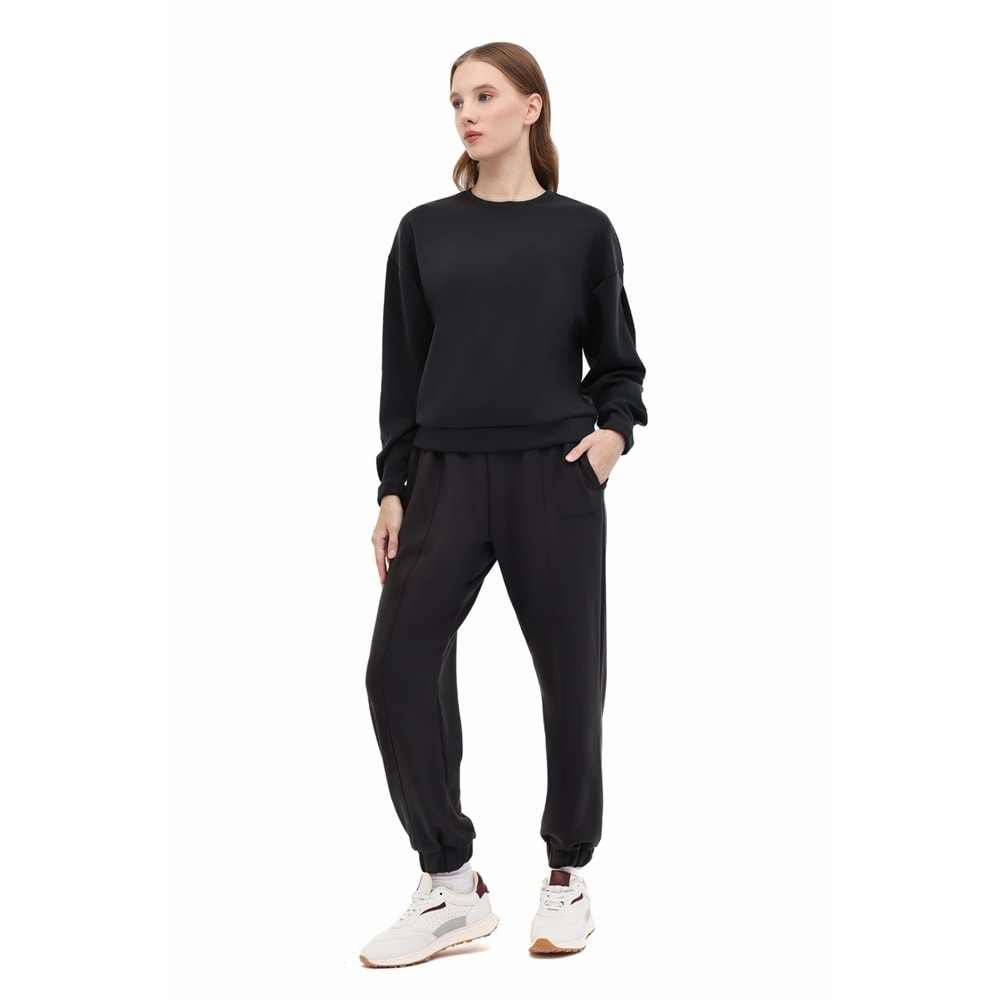 LUMBERJACK WL 16ROYAL-K 5PR KADIN SWEATSHİRT - SİYAH - M