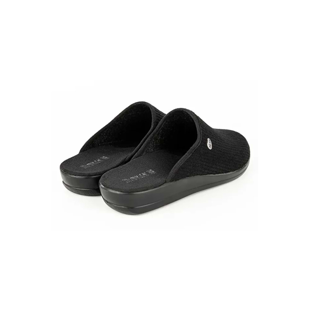 Muya Tondo Anatomik Taban Erkek Ev Terliği - Siyah - 40