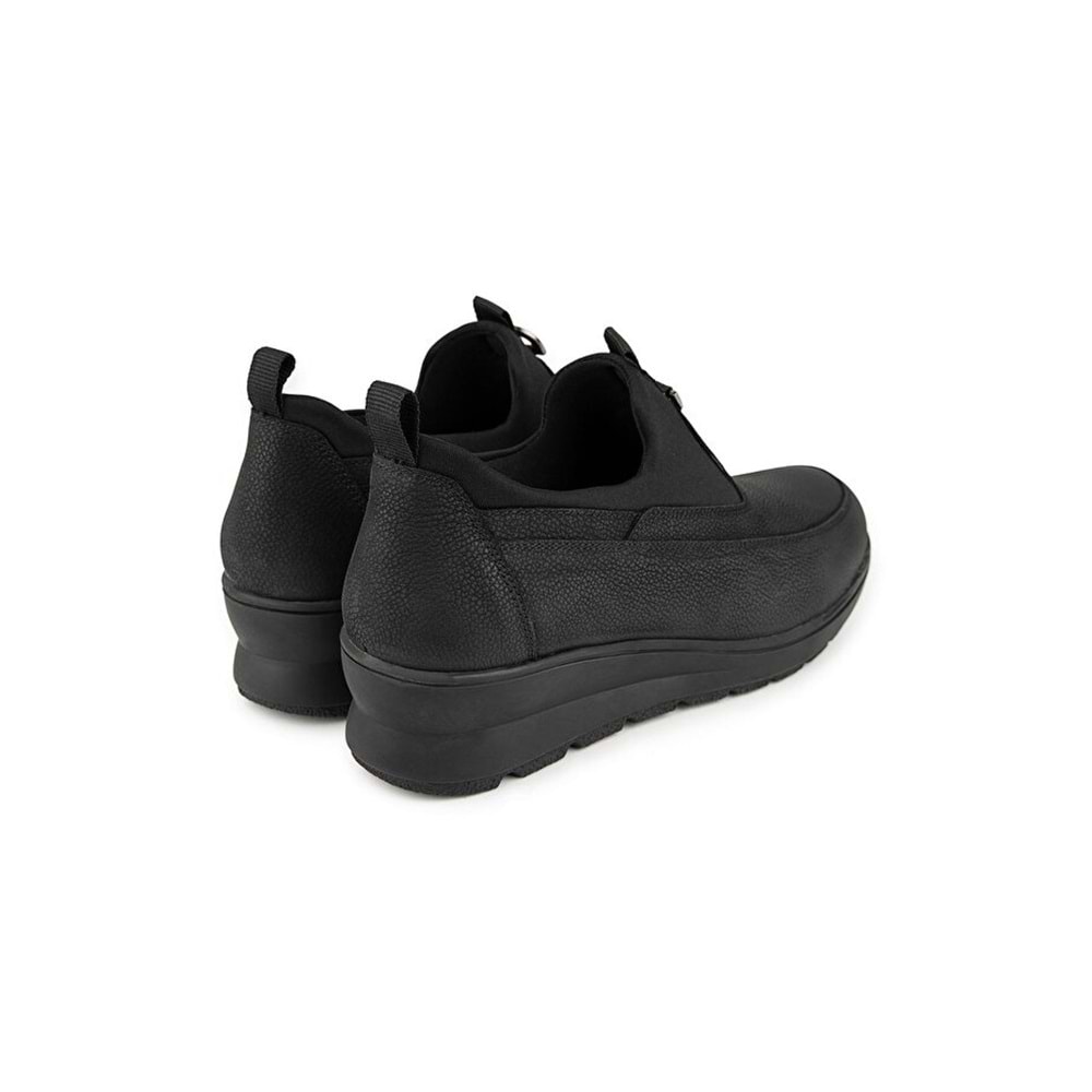 Muya Zapata Anatomik Taban Hakiki Deri Kadın Ayakkabı - Siyah - 40