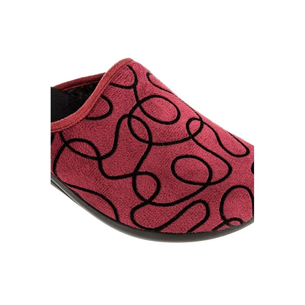 Muya Annie Anatomik Taban Kadın Ev Terliği - Bordo - 40