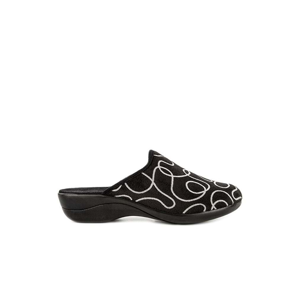 Muya Annie Anatomik Taban Kadın Ev Terliği - Siyah - 40