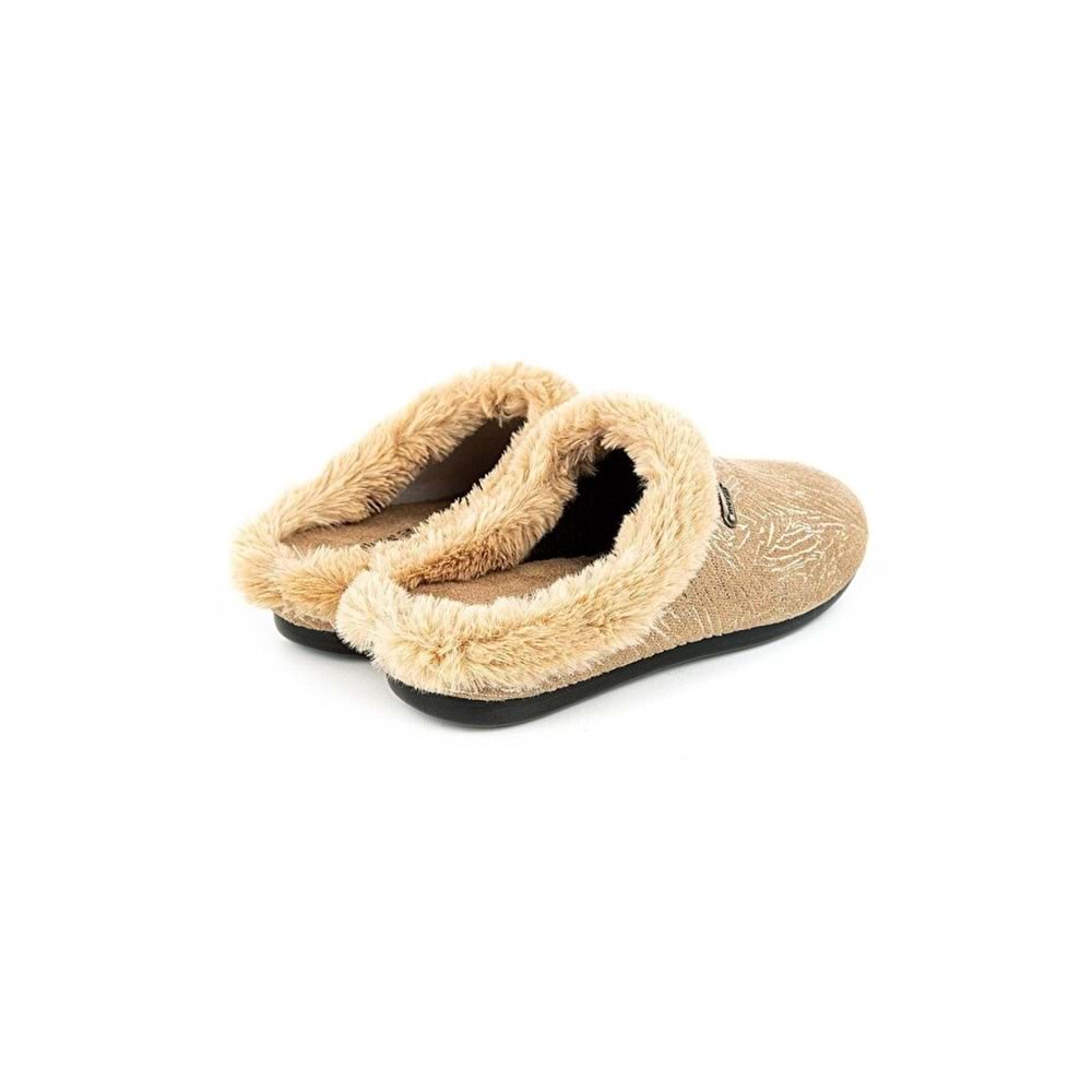 Muya Jariri Anatomik Taban Kadın Ev Terliği - Bej - 36