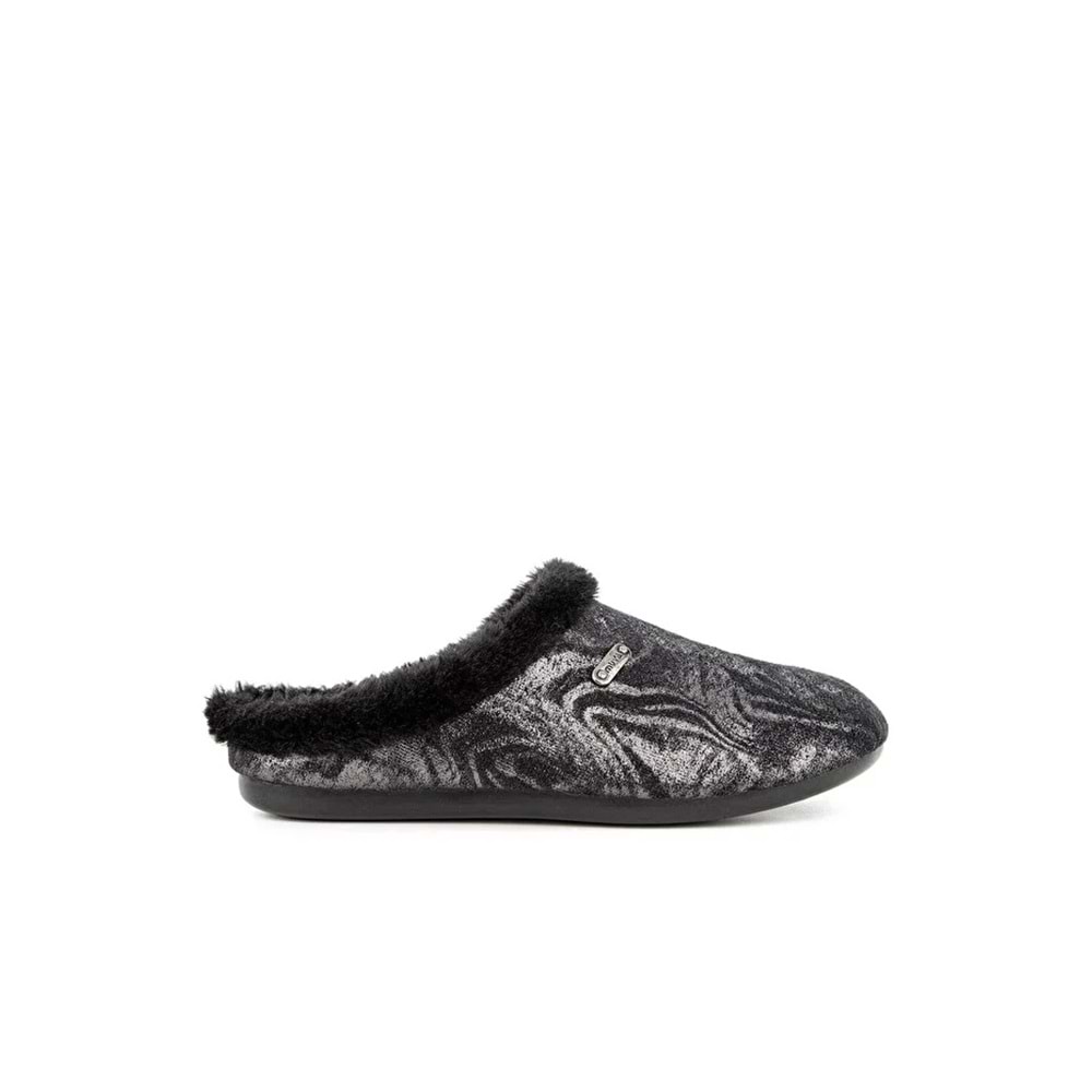 Muya Jariri Anatomik Taban Kadın Ev Terliği - Siyah - 40