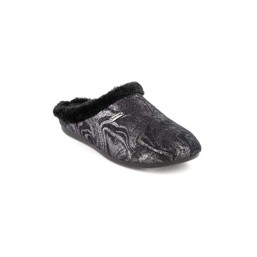 Muya Jariri Anatomik Taban Kadın Ev Terliği - Siyah - 40