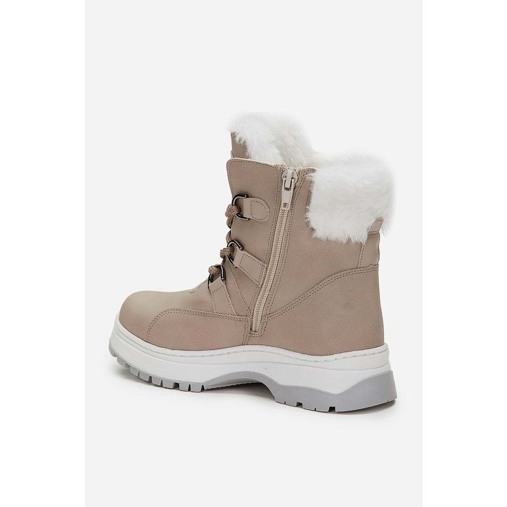 VİCCO ALEXİS KÜRKLÜ KIZ ÇOCUK BOT - GRİ - 31