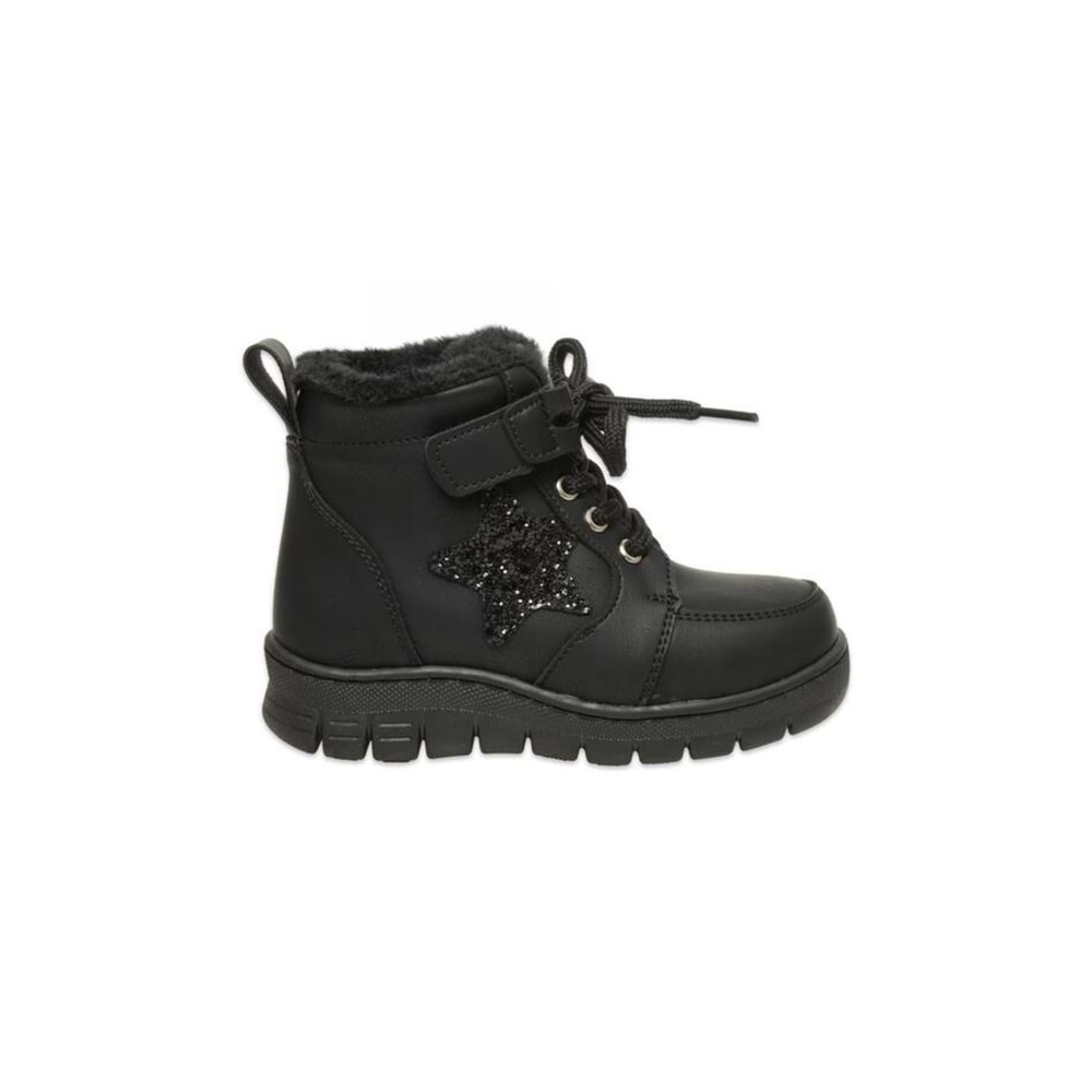 VİCCO PUNTO KÜRKLÜ KIZ ÇOCUK BOT - SİYAH - 26