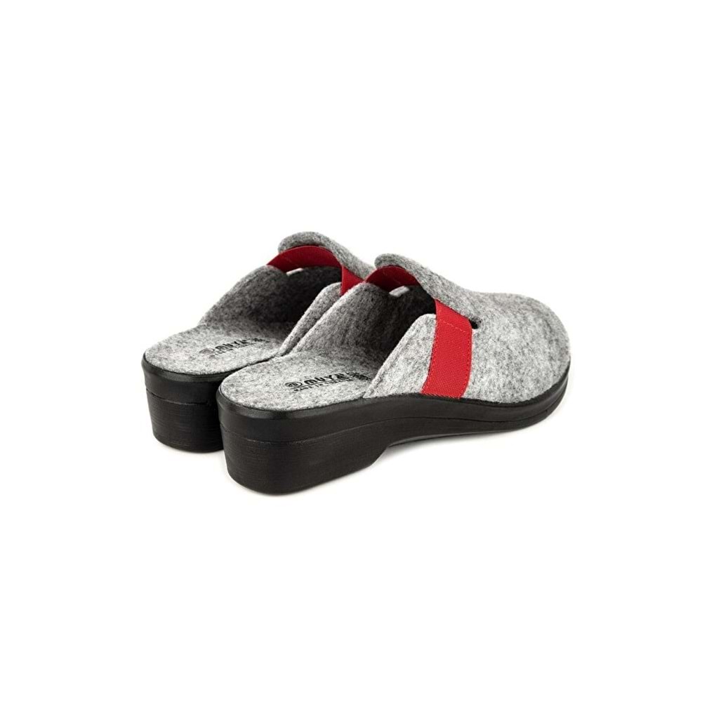 Muya Penny Anatomik Taban Kadın Ev Terliği - Gri - 40