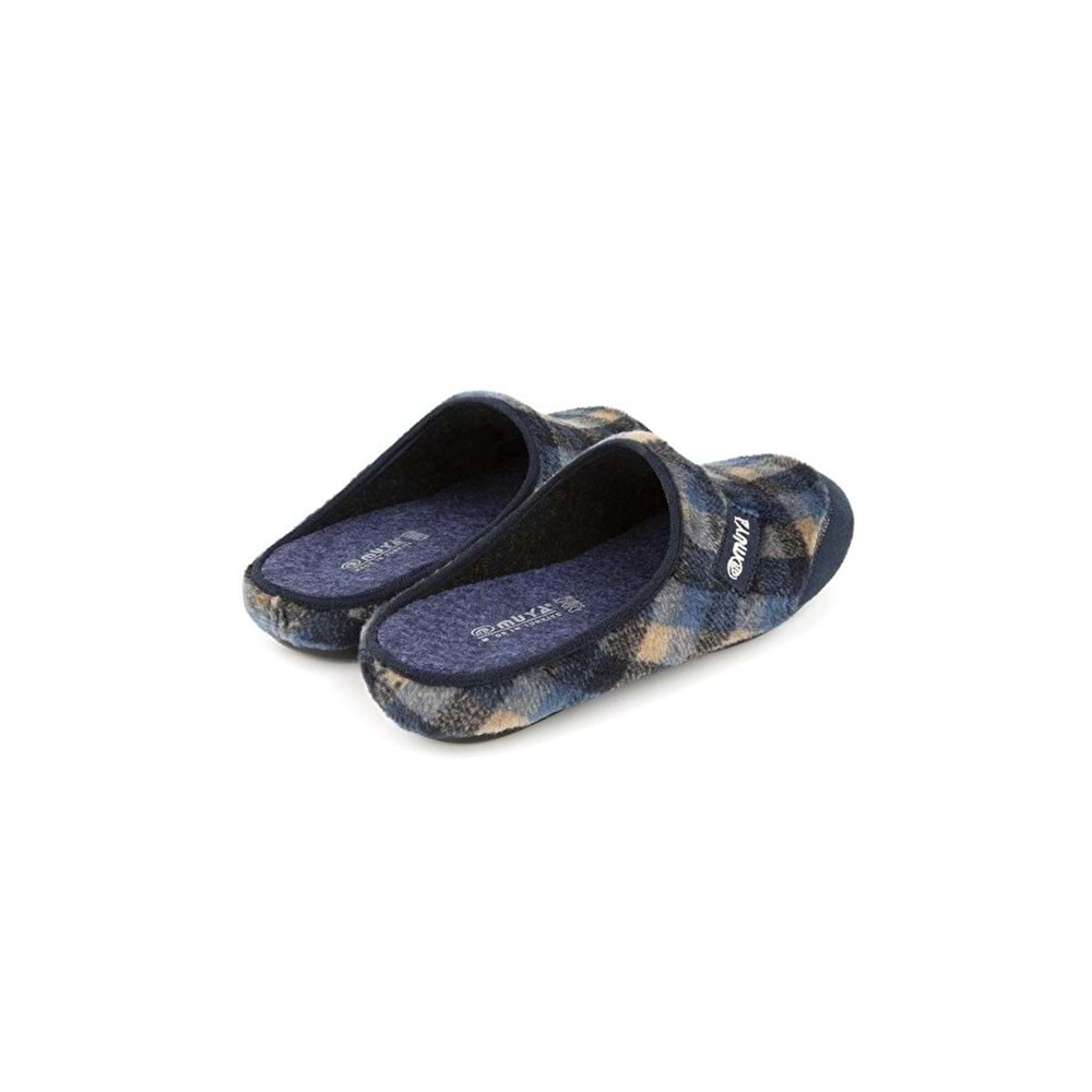 Muya Merida Anatomik Taban Unisex Ev Terliği - Lacivert - 36