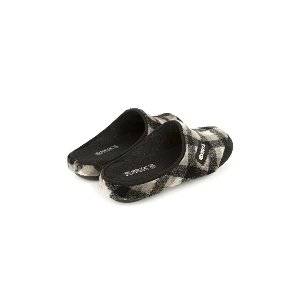 Muya Merida Anatomik Taban Unisex Ev Terliği - Siyah - 40