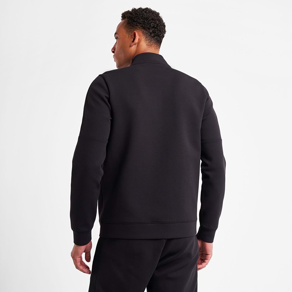 LESCON 25N-1141 ERKEK FERMUARLI SWEATSHİRT - SİYAH - L