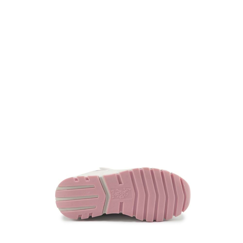 U.S. POLO ASSN. KELTES JR 5PR KIZ ÇOCUK SNEAKER BOT - BEYAZ - 34