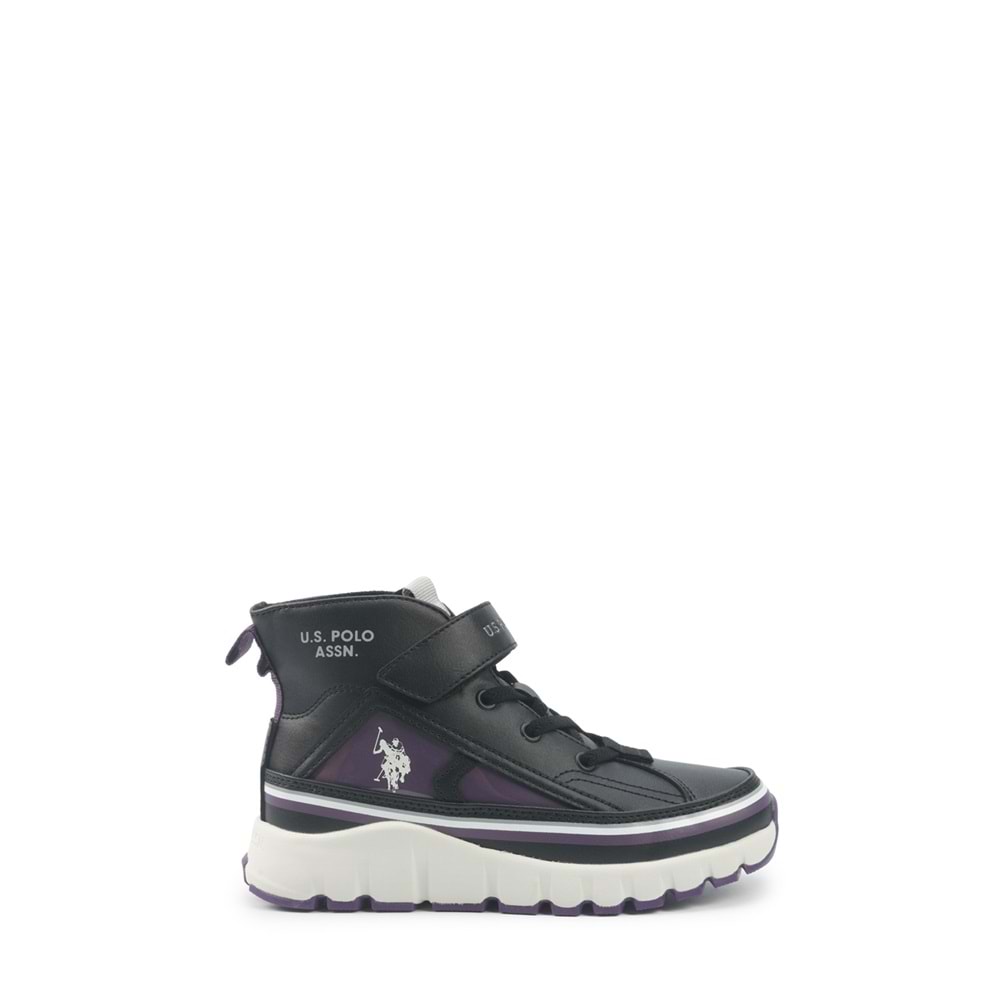 U.S. POLO ASSN. KELTES JR 5PR KIZ ÇOCUK SNEAKER BOT - SİYAH - 31