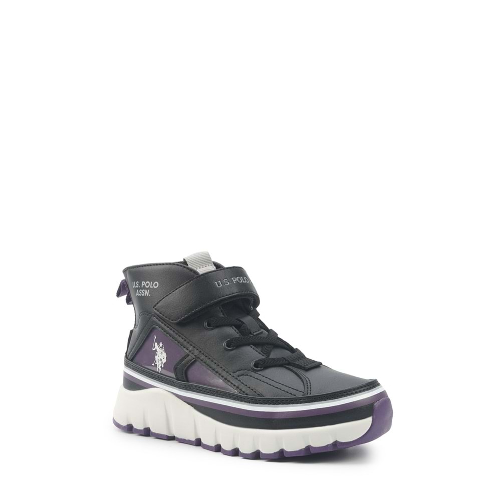 U.S. POLO ASSN. KELTES JR 5PR KIZ ÇOCUK SNEAKER BOT - SİYAH - 31