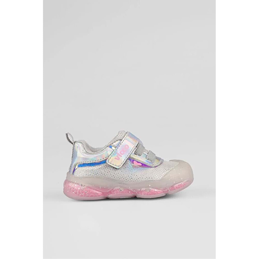 VİCCO PETY KIZ BEBEK IŞIKLI SPOR AYAKKABI - BEYAZ - 20
