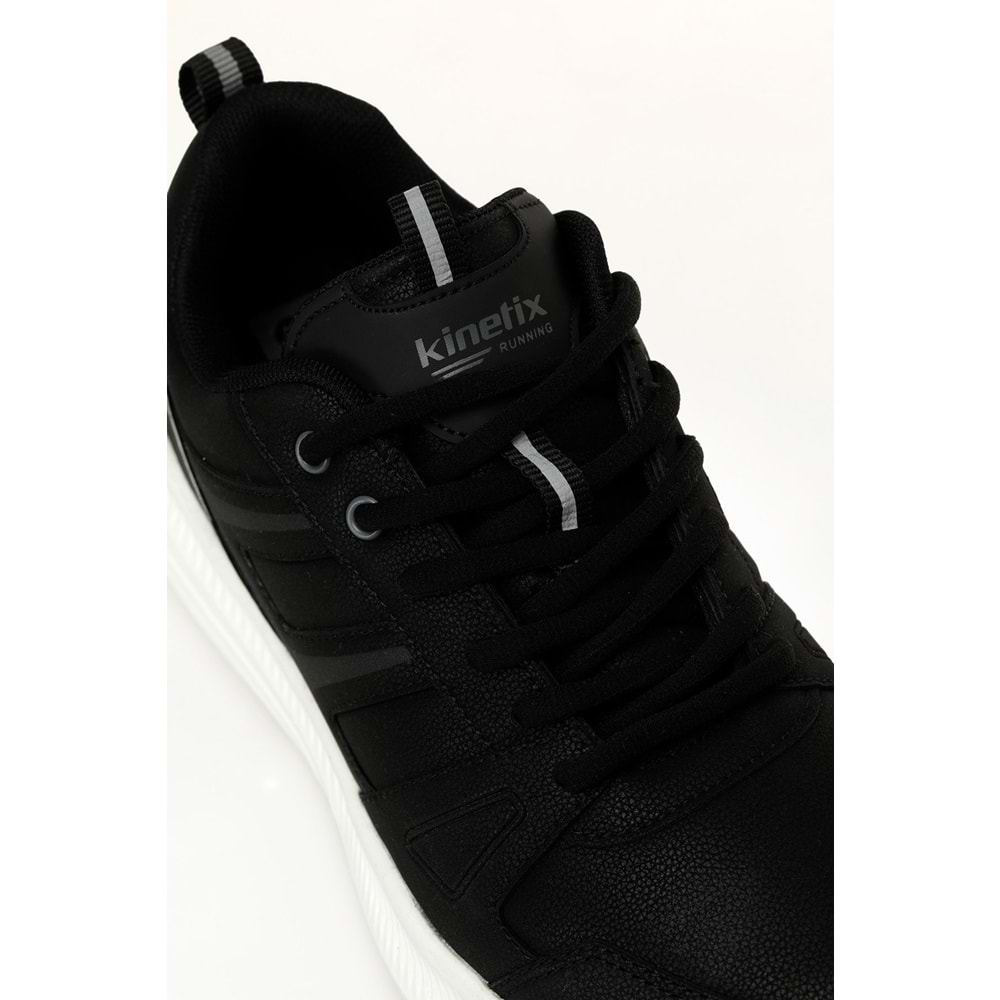 KİNETİX CALTON PU 5PR UNİSEX KOŞU AYAKKABISI - SİYAH - 40