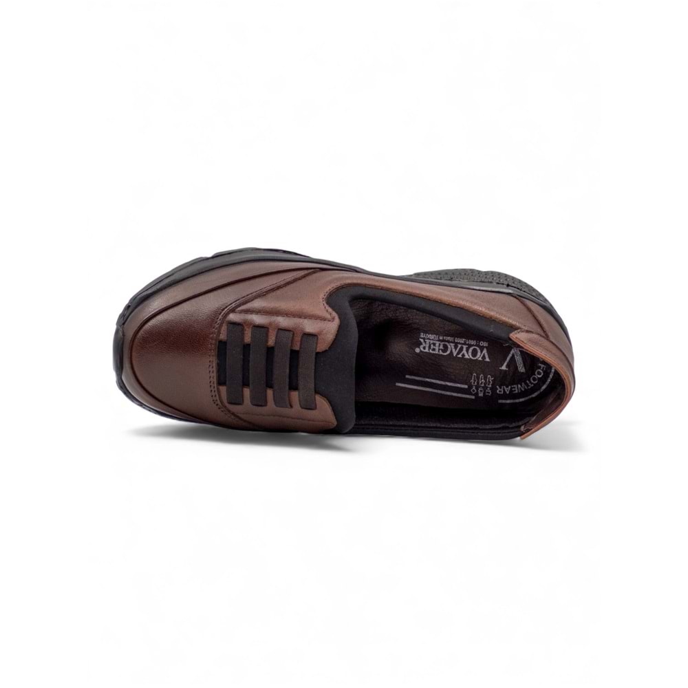 VOYAGER Z420 KADIN HAKİKİ DERİ COMFORT AYAKKABI - TABA - 40
