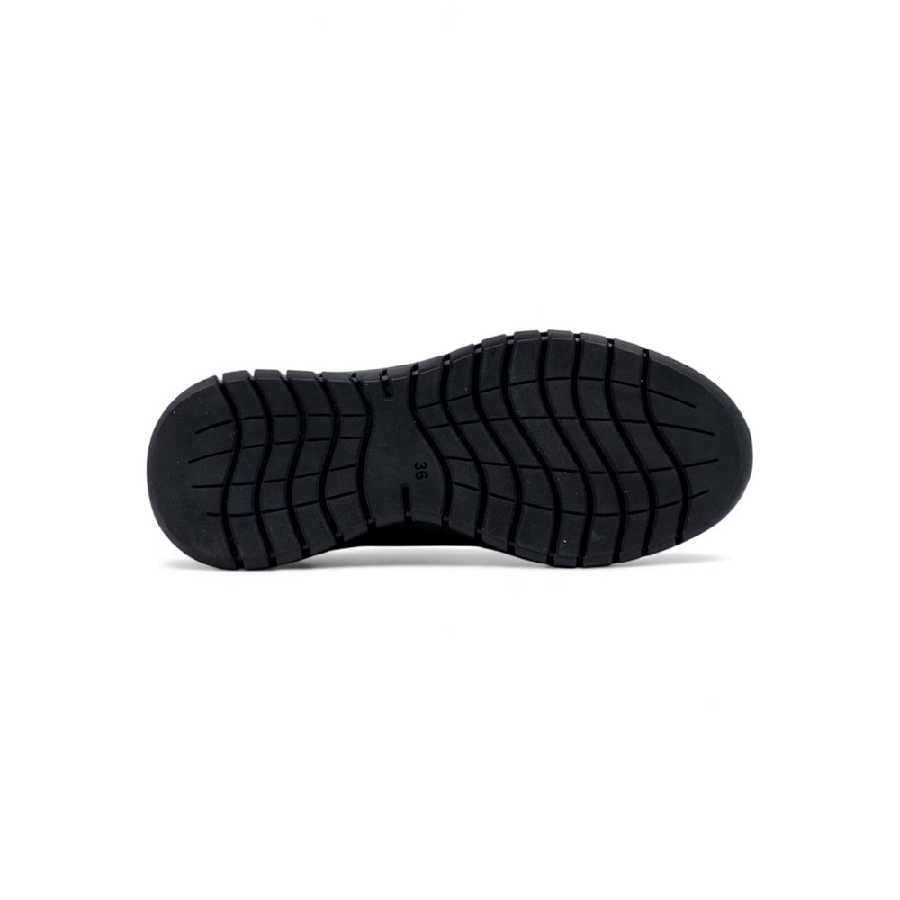 VOYAGER Z200 KADIN HAKİKİ DERİ SPOR MODEL GÜNLÜK AYAKKABI - SİYAH - 40