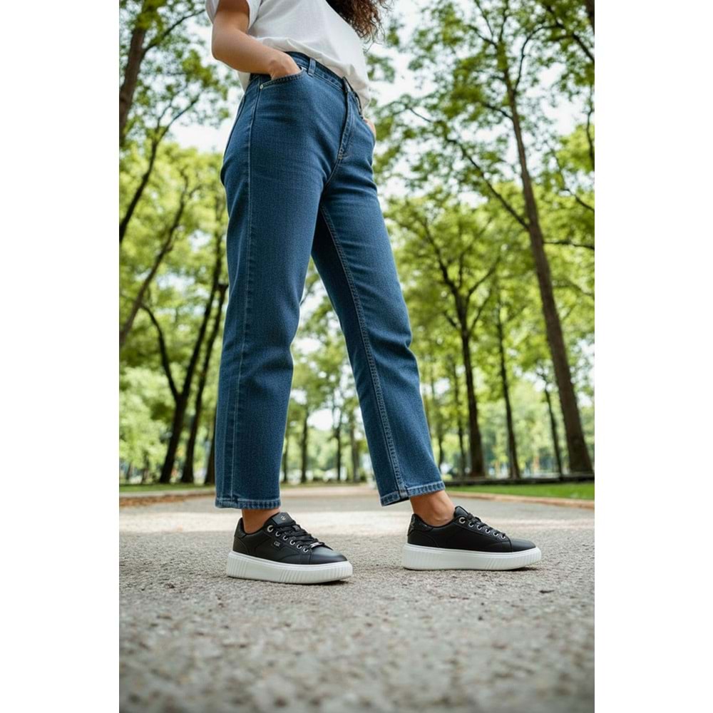 LUMBERJACK RAFINA 5PR KADIN SNEAKER - SİYAH - 37