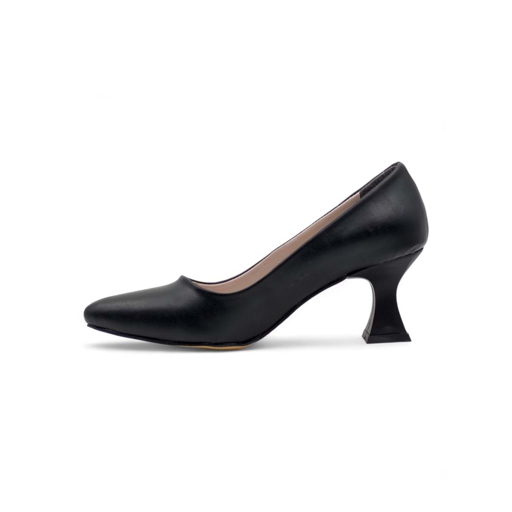 BİLENER 0801 DÜZ KADIN STİLETTO - SİYAH - 37