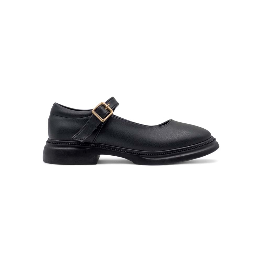SHOES 0466 OXFORD KADIN AYAKKABI - SİYAH - 40